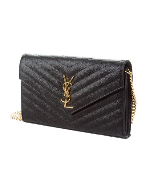 ysl envelope chain wallet|YSL large wallet on chain.